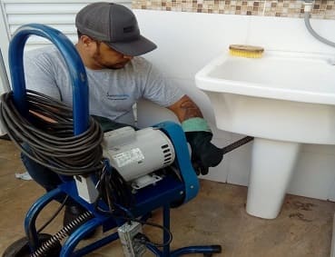 Desentupidora em casa